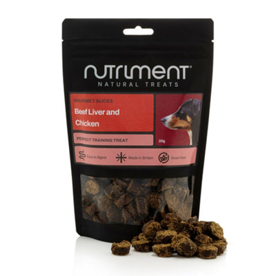 Pet Treats Wholesale Natural Treats Gourmet Slices Beef Liver & Chicken For Dogs (200G) Highly Digestible Grain Free Treats from B&Q