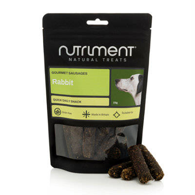Pet Treats Wholesale Natural Treats Gourmet Sausages Rabbit (150G) Highly Digestible Grain Free Treats from B&Q