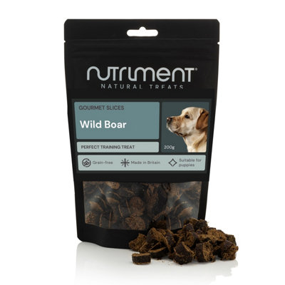 Pet Treats Wholesale Natural Treats Gourmet Slices Wild Boar For Dogs (200G) Highly Digestible Grain Free Treats from B&Q