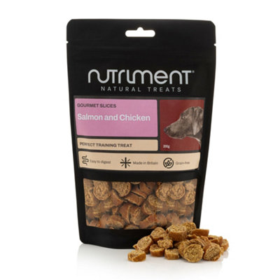 Pet Treats Wholesale Natural Treats Gourmet Slices Salmon & Chicken For Dogs (200G) Highly Digestible Grain Free Treats from B&Q