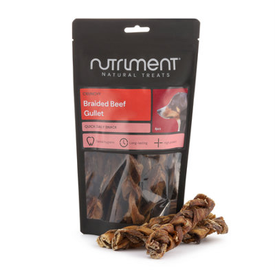 Pet Treats Wholesale Natural Treats Braided Beef Gullet For Dogs (4Pcs) High Protein Low Fat Treats from B&Q