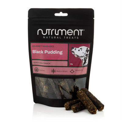 Pet Treats Wholesale Natural Treats Gourmet Sausages Black Pudding (150G) Highly Digestible Grain Free Treats from B&Q