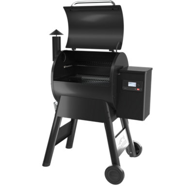 B&Q -  Pro 575 Wood Pellet Grill & SmokerWifi EnabledBlack