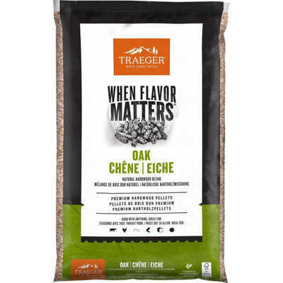 Traeger Oak Wood Pellets 9 Kg Fsc from B&Q