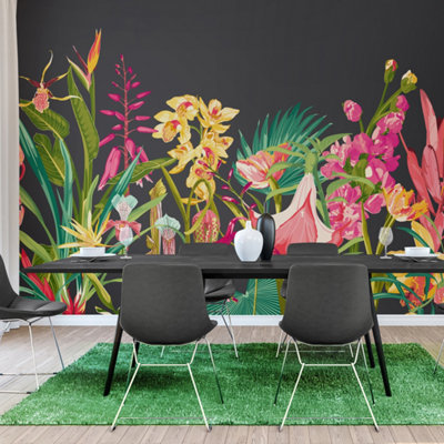 Origin Murals Tropical Foliage Matt Smooth Paste The Wall Mural 350Cm Wide X 280Cm High from B&Q