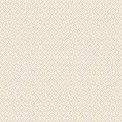 Hoopla Walls Ditsy DiamondParchment 10M Wallpaper from B&Q