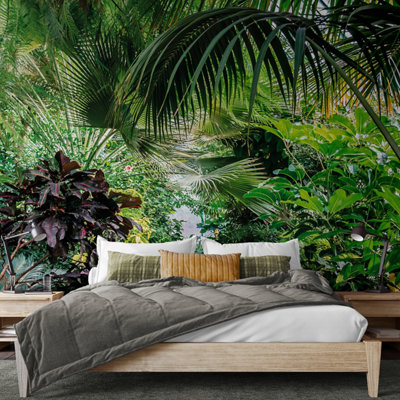 B&Q -  Leafy Lane Matt Smooth Paste The Wall Mural 300Cm Wide X 240Cm High