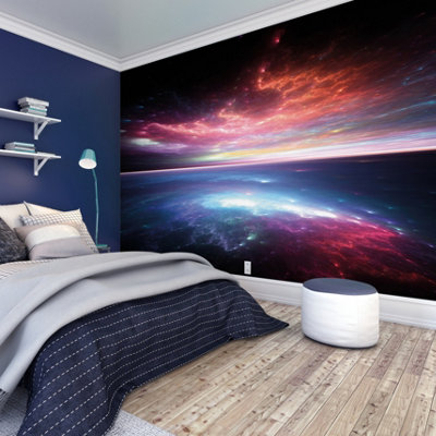 B&Q -  Electric Storm Matt Smooth Paste The Wall Mural 300Cm Wide X 240Cm High
