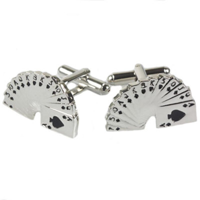 Playing Card CufflinksHand Of Cards from B&Q