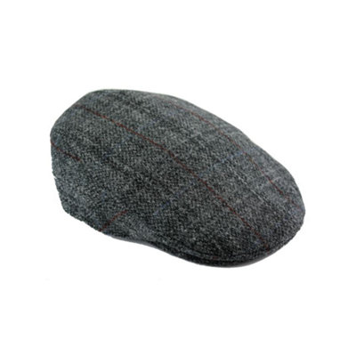 Harris Tweed Cap: Berneray Grey (Xl) from B&Q