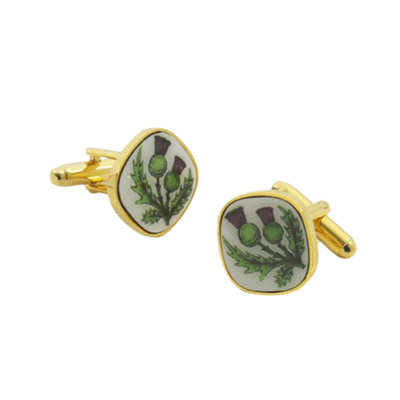 Stunning Scottish Thistle Cufflinks from B&Q