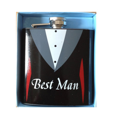 Best Man Hip Flask Wedding Gift