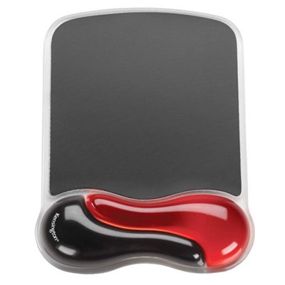 B&Q -  Mouse Mat With Wrist SupportErgonomic Duo Gel Mouse MatCompatible With Laser And Optical Mice For Comfort When At