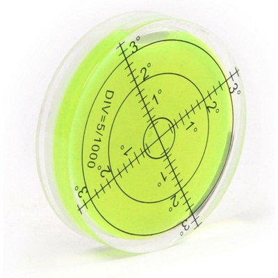 Taskar 65mm Round Bullseye Precision Spirit Level from B&Q