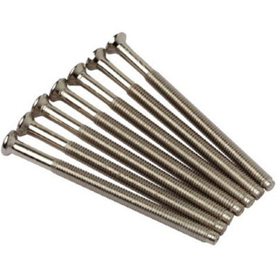 Taskar 50mm Chrome Electrical Screws M3.5 For Sockets10 Pack from B&Q