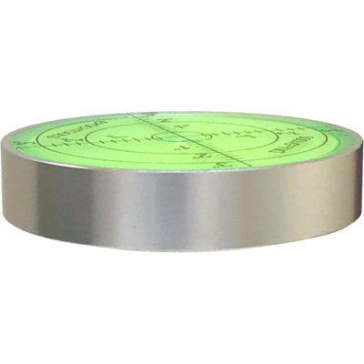 Taskar 60mm Round Aluminium Bullseye Precision Spirit Level from B&Q