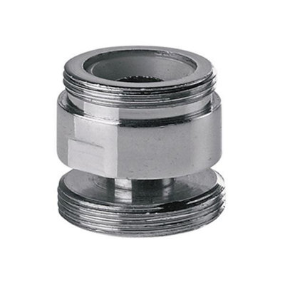Remer Swivel Metal Adaptor For Water Kitchen Faucet Tap Aerator 22mm To 24mm Male from B&Q
