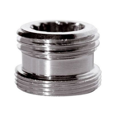 Remer Metal Adaptor Reduction For Water Faucet Tap 22mm Male To 1/2" Bsp Male Joiner from B&Q