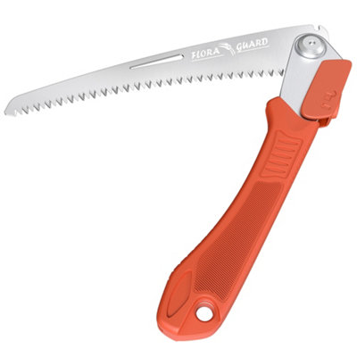 Flora Guard Durable Folding Pruning Saw 8 Inch Sk-5 Steel Soft Grip For Gardening Camping Bushcraft from B&Q