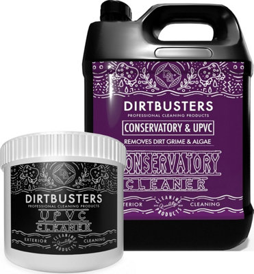 Dirtbusters Conservatory & Upvc Cleaning KitConservatory Cleaner (5L) + Upvc Cleaning Paste (500G) from B&Q