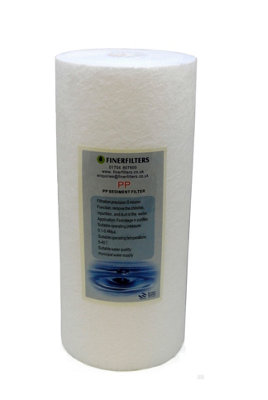 Finerfilters Jumbo Sediment Water Filter10" X 4.5" 5 MicronSpun Polypropylene from B&Q