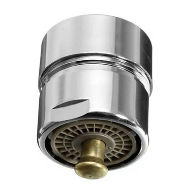 Pepte 24mm Male Start-Stop Button Faucet Tap Aerator Nozzle Fine Thread from B&Q