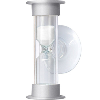 PEPTE Hourglass 5 Minute Shower Timer Water Saving Tooth Brushing Timer from B&Q