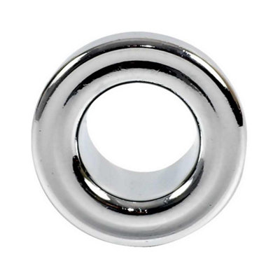PEPTE Chrome Collar Bathroom Sink Basin Overflow Cover For 20mm Hole from B&Q