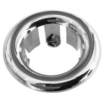 PEPTE Chrome Collar Bathroom Sink Basin Overflow Cover For 25mm Hole from B&Q