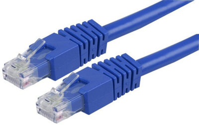 ProSignal Pro SignalRj45 Male To Male Cat6 Utp Ethernet Patch Lead0.5M Blue from B&Q
