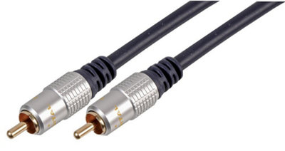 ProSignal Pro SignalPhono (Rca) Male To Male Lead1M Black from B&Q