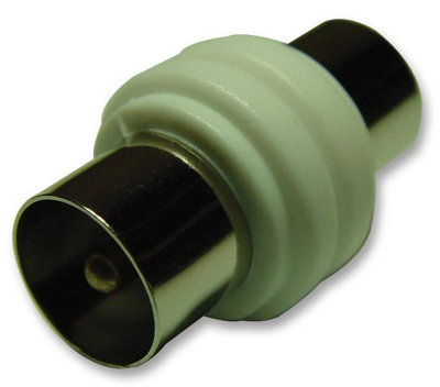 ProSignal Pro SignalAdaptorTv Coax Plug To Plug2 Pack from B&Q