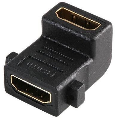 ProSignal Pro SignalAdaptorHdmi Socket To Socket90 Degree from B&Q