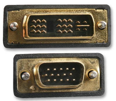 ProSignal Pro SignalDvi-A To 15 Pin Vga (D Sub) Male To Male Lead2M Black from B&Q