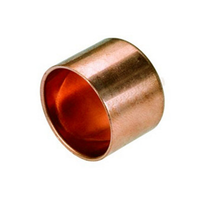 Female Pipe Fitting Ending Cap Copper Connector Solder Water Installation 28mm from B&Q