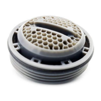 Pepte 24mm Male Faucet Tap Plastic Aerator Water Saving Flat Threaded Insert from B&Q