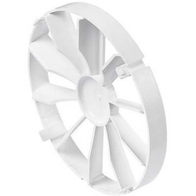 Awenta 100mm Non Return Valve For Ventilation Extractor Fan Backdraft Wind Shutter from B&Q