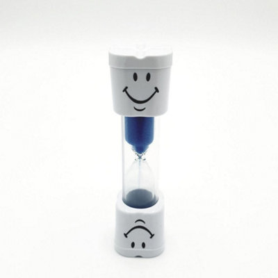 PEPTE Blue Hourglass 3 Minute Kids Tooth Brushing Timer from B&Q