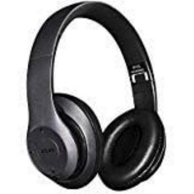 B&Q Wireless Bluetooth Headphones With Microphone - Black