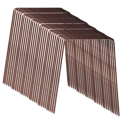 PegdevPdl 6 Inch Copper-Coated Staples Secure Weed Membrane Fleece Netting Pegs Repel Slugs SnailsPack Of 30 from B&Q