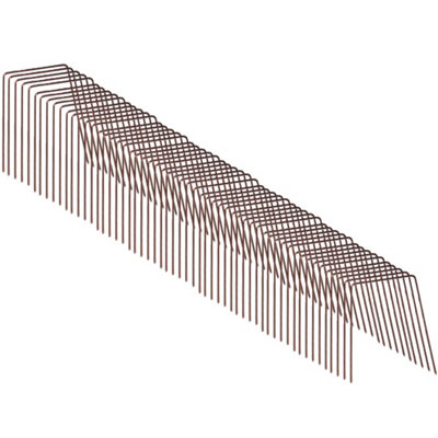 PegdevPdl 6 Inch Copper-Coated Staples Secure Weed Membrane Fleece Netting Pegs Repel Slugs SnailsPack Of 60 from B&Q