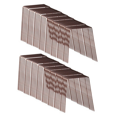 PegdevPdl 6 Inch Copper-Coated Staples Secure Weed Membrane Fleece Netting Pegs Repel Slugs SnailsPack Of 80 from B&Q