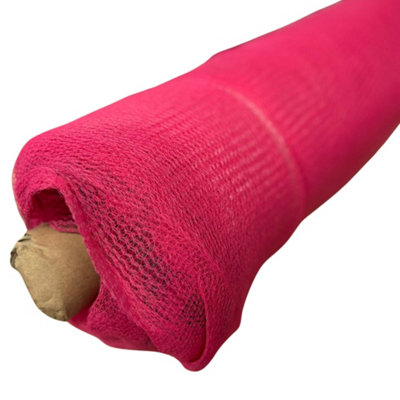 PegdevPdl Pink Temporary Fencing Heavy Duty Uv Stabilised Polyethylene Mesh Durable Netting For Herris Fencing Sample from B&Q