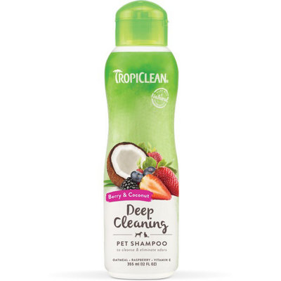 Tropiclean Berry And Coconut Shampoo Dog & Cat Moisturising & Conditioning 355Ml from B&Q