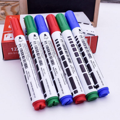  - 4Pcs Whiteboard Marker Pens For Marking And Labelling Metal Glass Rocks Random Colours