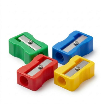 Plastic Pencil Sharpener Durable Manual Pencil Sharpener For School Office Drawing And Everyday Stationery from B&Q