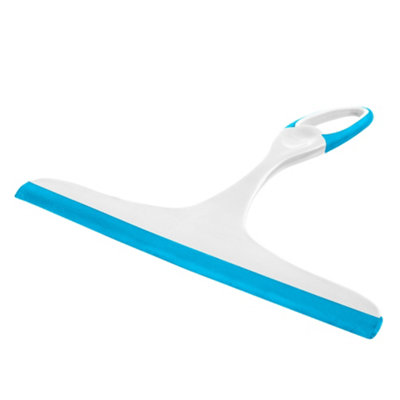 Shower Squeegee With Rubber Grip Window Cleaner Wiper For Glass Shower Doors Mirrors Tiles Bathroom Cleaning from B&Q