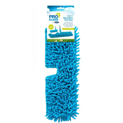 Prokleen 2 In 1 Microfibre Flat Mop Refill Head Replacement Pad from B&Q