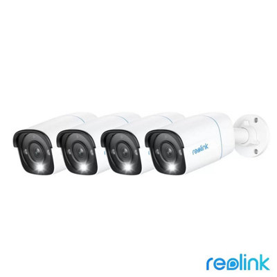 Reolink 4 Pack 8Mp 4K Uhd Poe Cctv Cameras Ai Detection Night Vision Spotlight 2 Way Audio Weatherproof Add On