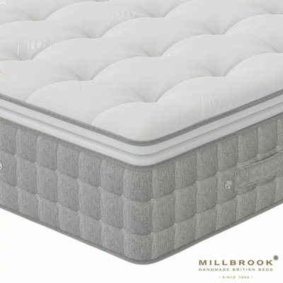 Millbrook Natural Luxury 11,000 Pillowtop Mattress, Medium/firm Tension, Single